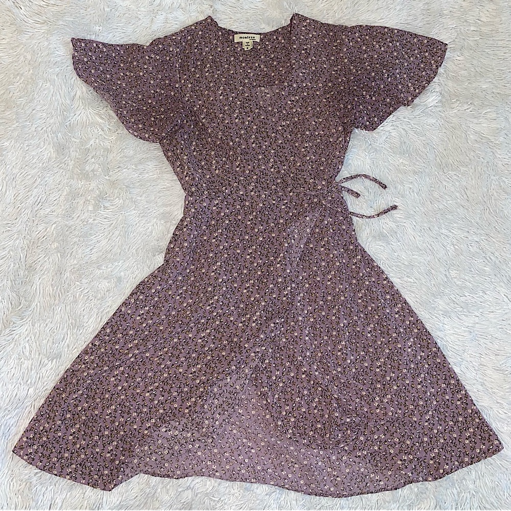 Lavender floral dress